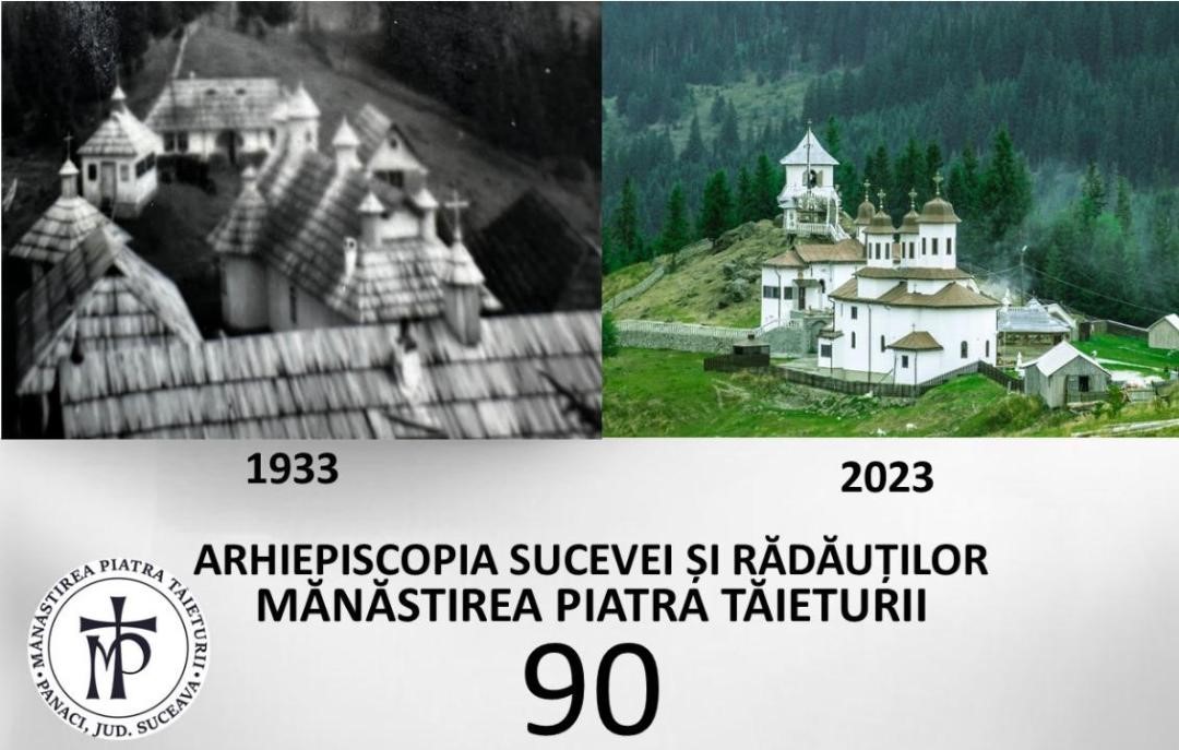 Mănăstirea Piatra Tăieturii din Panaci aniversează 90 de ani de la