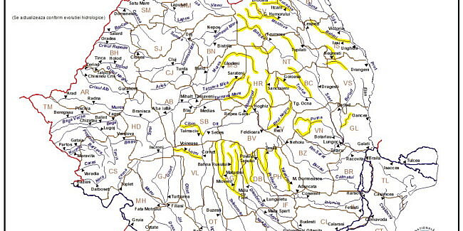 Massacre May produce O nouă atenționare hidrologică de cod galben pentru râurile din bazinul  hidrografic Siret | Suceava News Online