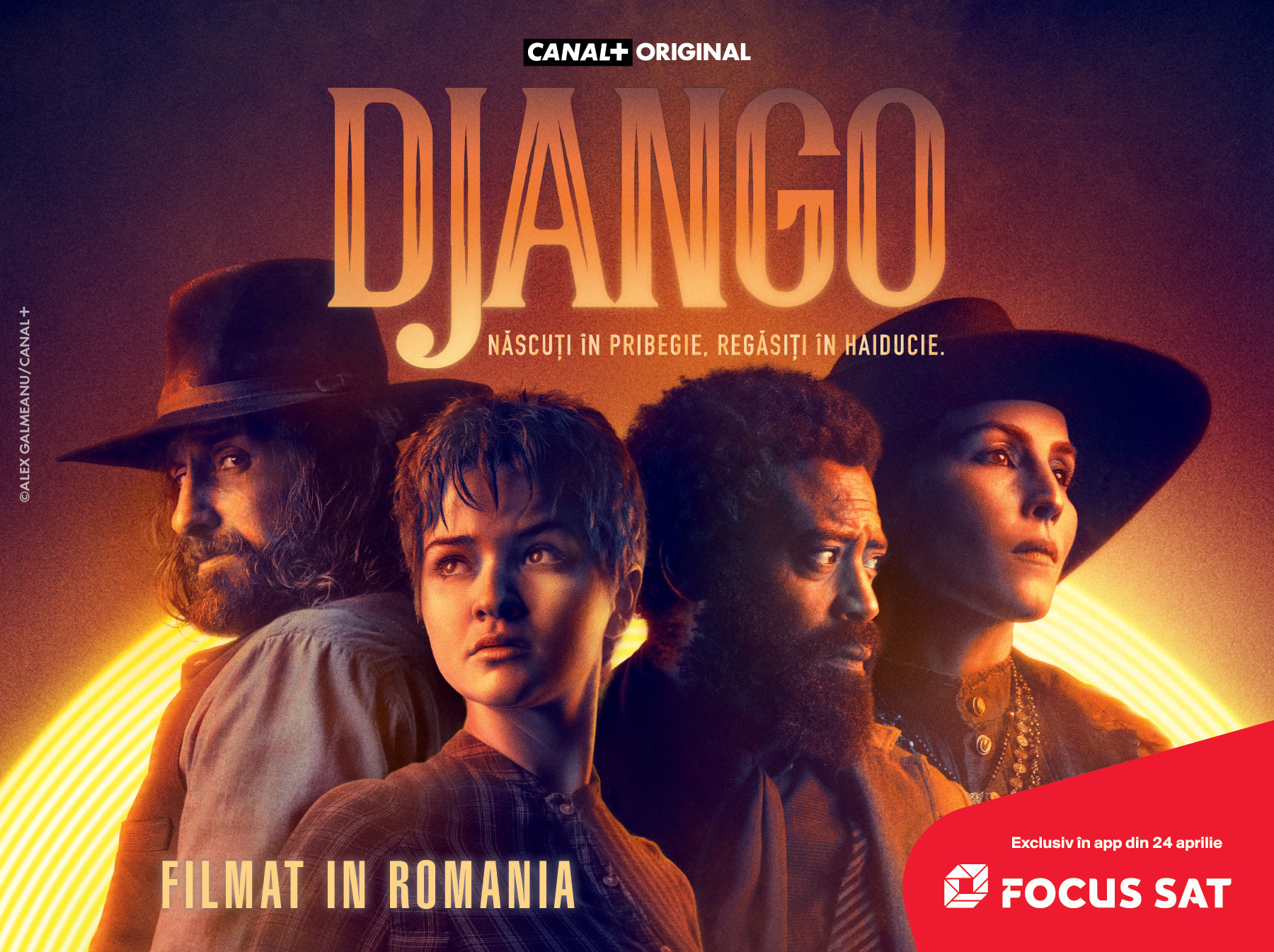 Mancano solo 3 settimane alla messa in onda in anteprima di Focus Sat della serie Django, una delle più importanti produzioni televisive internazionali interamente girata in Romania