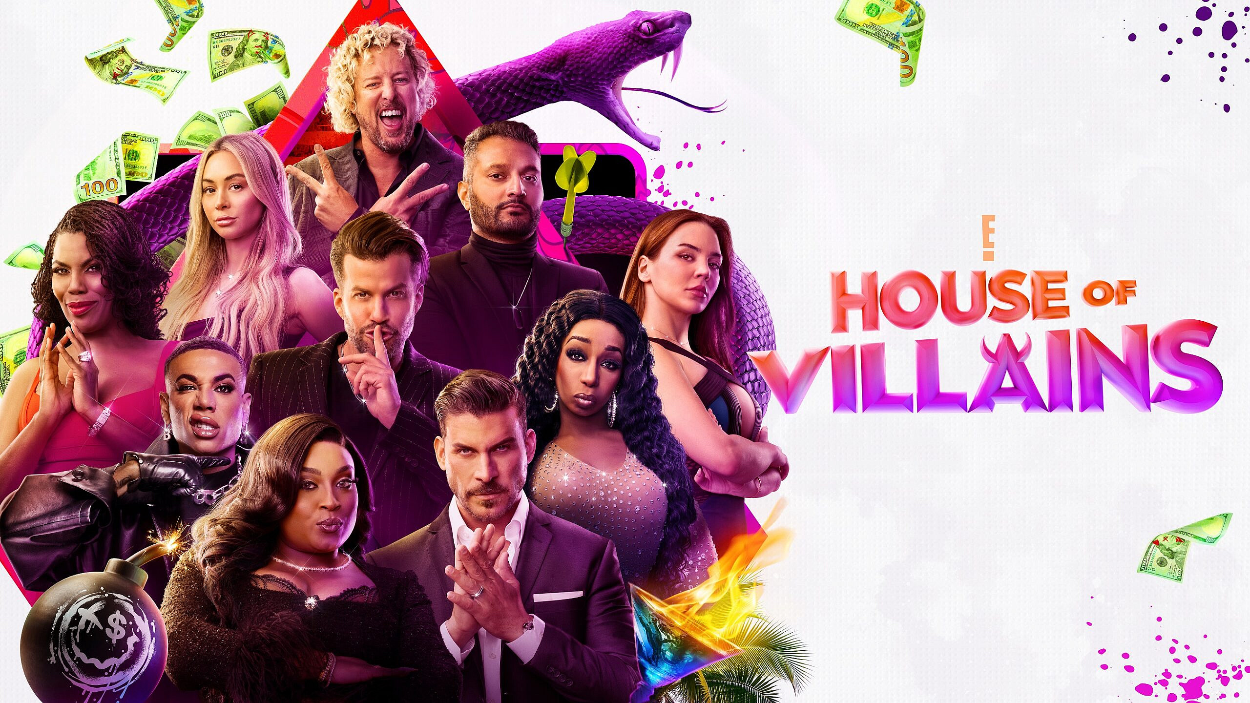 Questo è!  Riunisci le star dei reality più sexy e malvagie nella nuova scandalosa competizione House of Villains