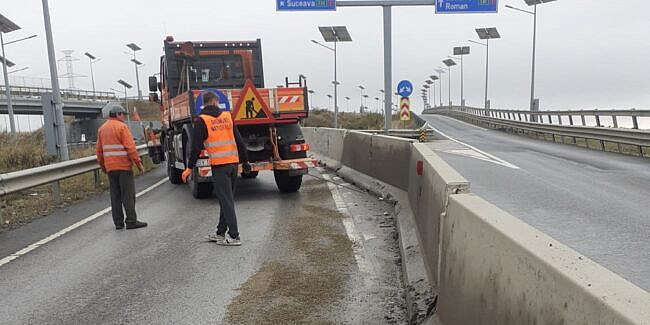 camion ucrainean derapat